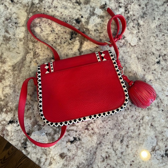 RARE | KATE SPADE Jasper Crown Street Jasper Crossbody - Prickly Pear Red - Picture 2 of 7